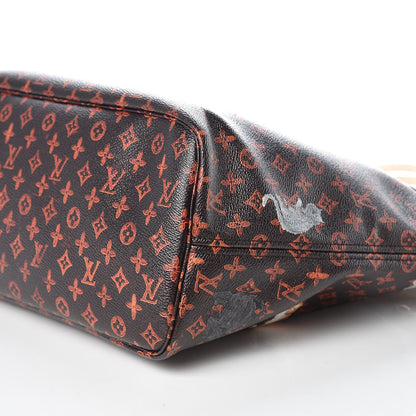 Louis Vuitton Catogram Neverfull MM Marron 6 of 10