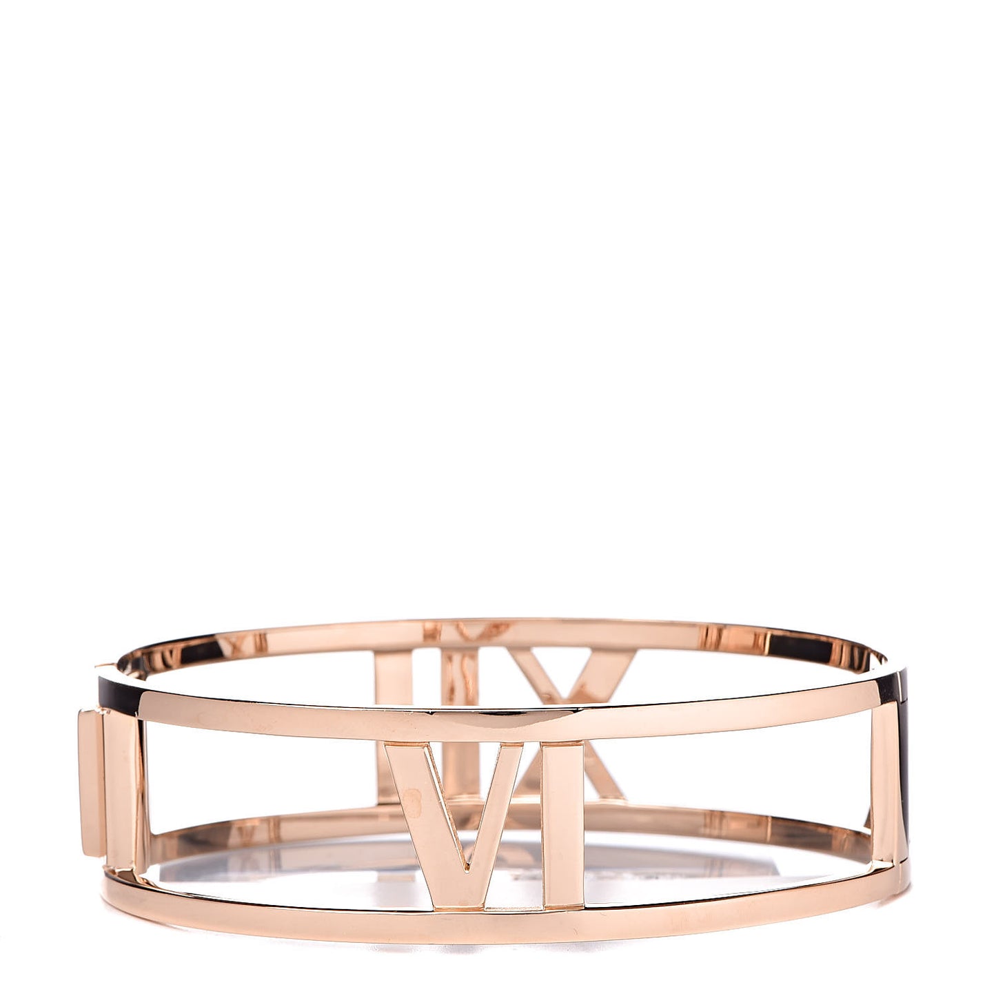 18K Rose Gold Wide Atlas Bangle