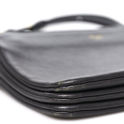 Celine Lambskin Small Trio Crossbody Bag Medium Grey 10 of 12