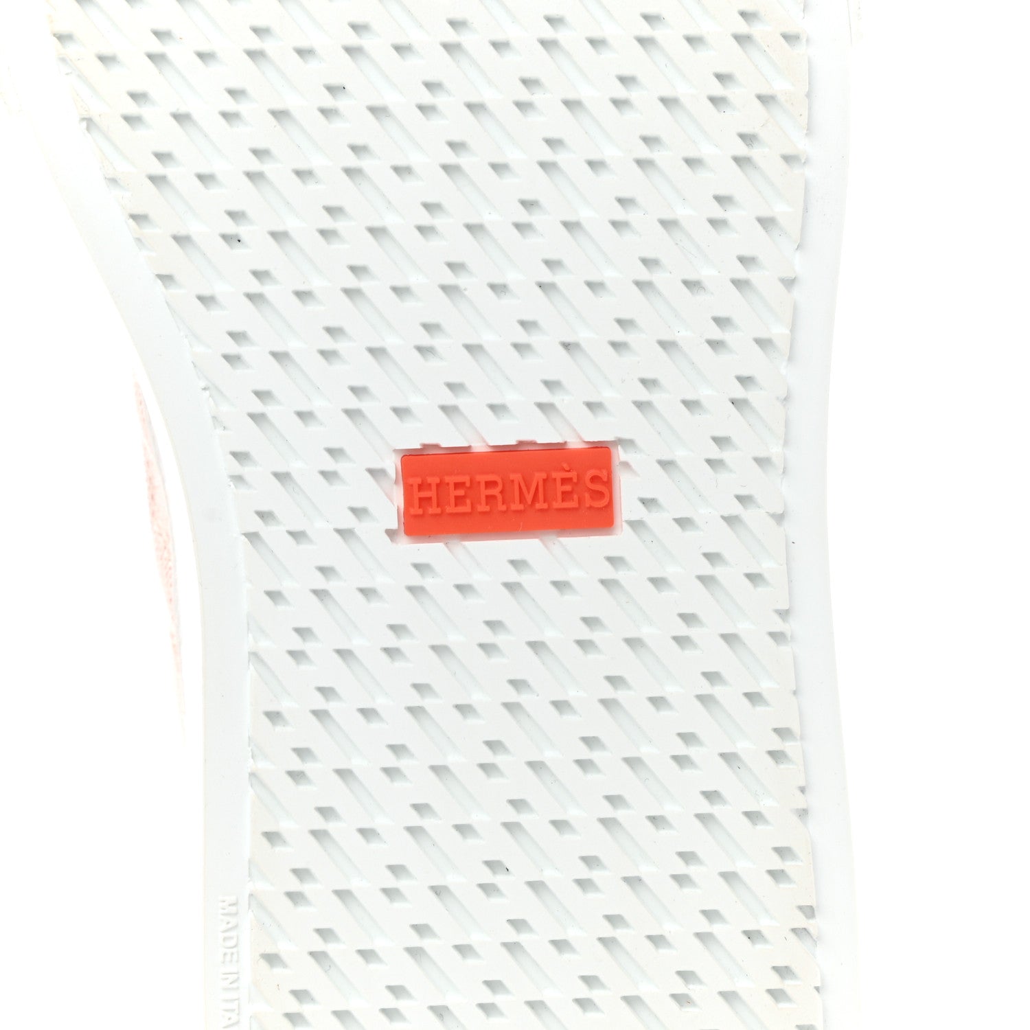 Hermes Canvas Calfskin Deep Sneakers 35.5 Framboise White 6 of 9