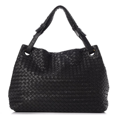 Bottega Veneta Nappa Intrecciato Medium Garda Bag Black 1 of 21