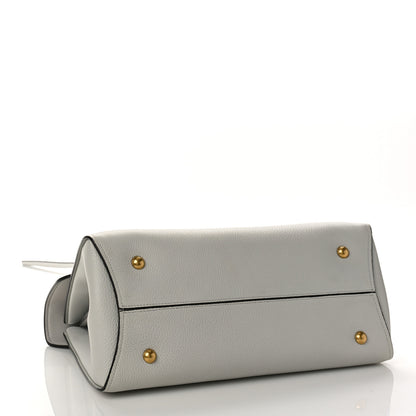 Salvatore Ferragamo Calfskin Medium Margot Top Handle Satchel Light Grey 4 of 8