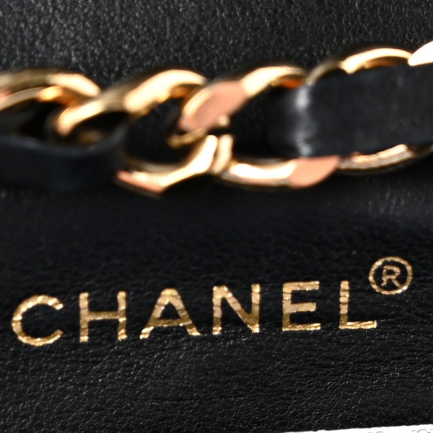 Chanel Lambskin Quilted Micro Flap Bag Charm Keychain Black 4 of 10