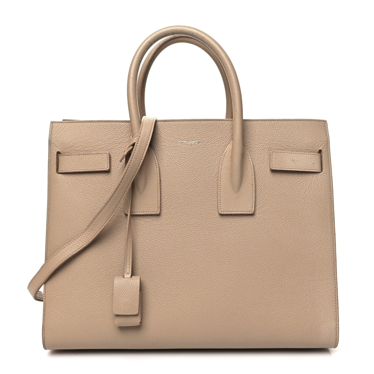 Saint Laurent Grained Calfskin Small Sac De Jour Nude Powder 1 of 15