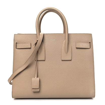 Saint Laurent Grained Calfskin Small Sac De Jour Nude Powder 1 of 15