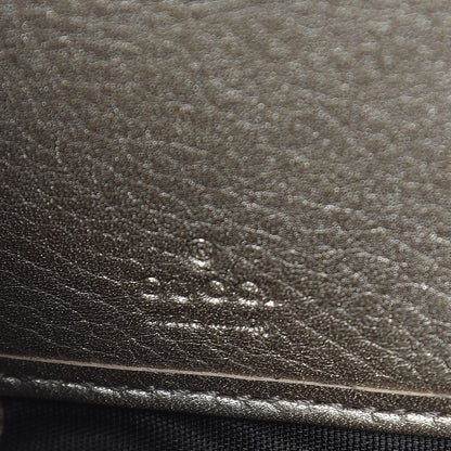 Gucci Metallic Pebbled Calfskin Soho Zip Around Wallet Golden Beige 6 of 8