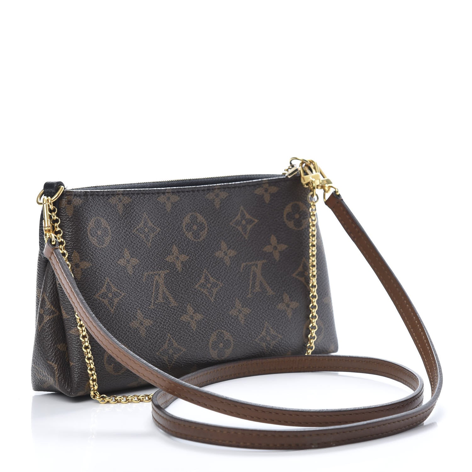 Louis Vuitton Monogram Pallas Clutch Black 3 of 14