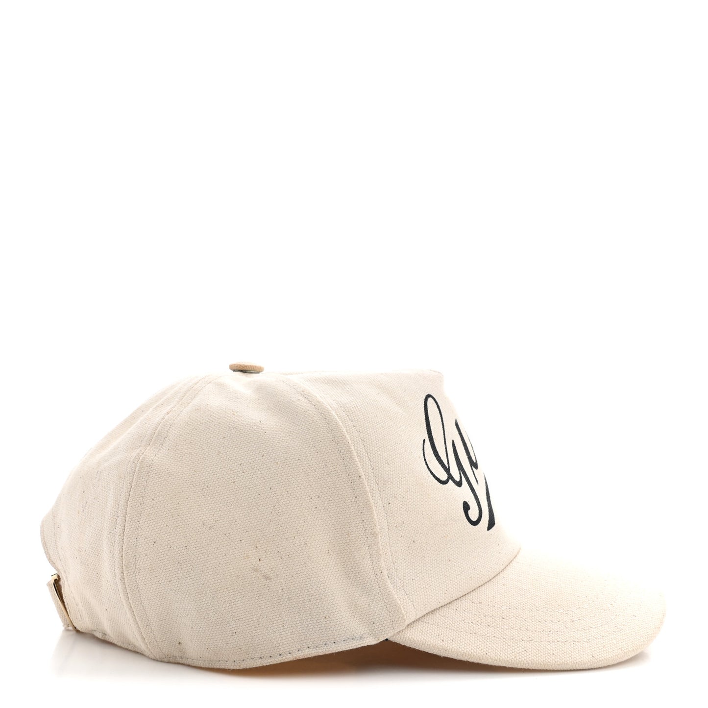 Canvas Logo Baseball Hat L Natural Blue
