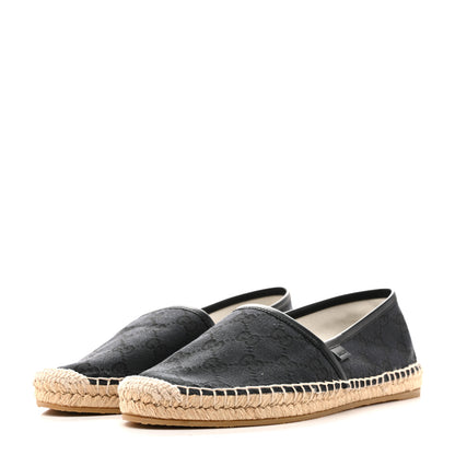 Gucci Monogram Espadrilles 37 Black 4 of 9