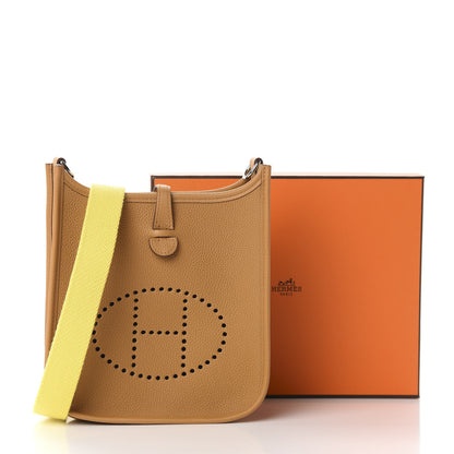 Hermes Taurillon Maurice Amazone Evelyne TPM Sesame Lime 8 of 11