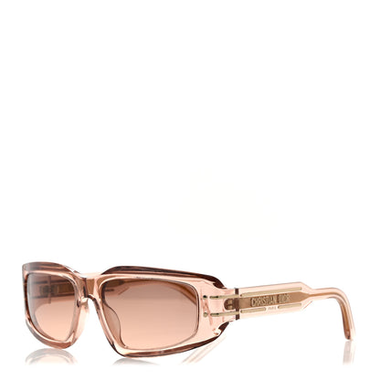 Christian Dior Acetate DiorSignature S9U Sunglasses Transparent Pink 1 of 6