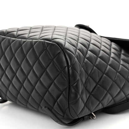Chanel Lambskin Quilted Large Urban Spirit Backpack Black 10 of 11