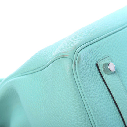 Hermes Togo Birkin 35 Bleu Atoll 27 of 48