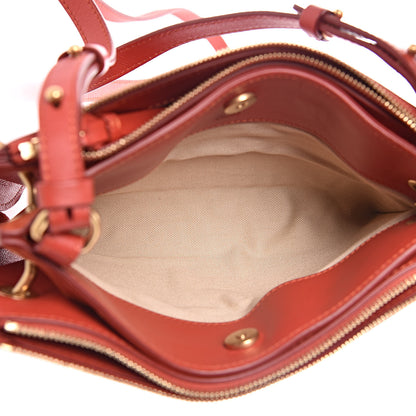 Chloe Calfskin Suede Mini Roy Bag Earthy Red 6 of 11