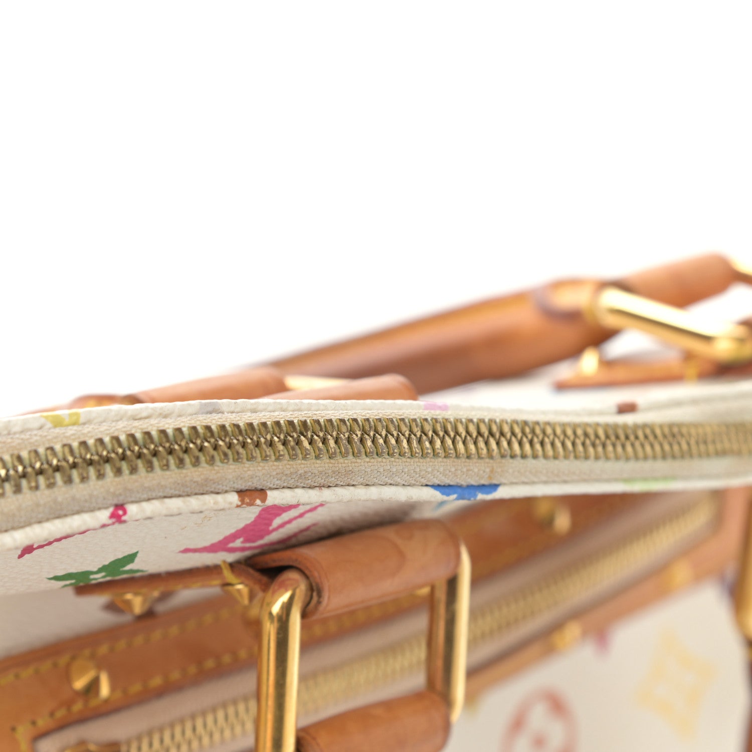 Louis Vuitton Monogram Multicolor Alma White 15 of 16