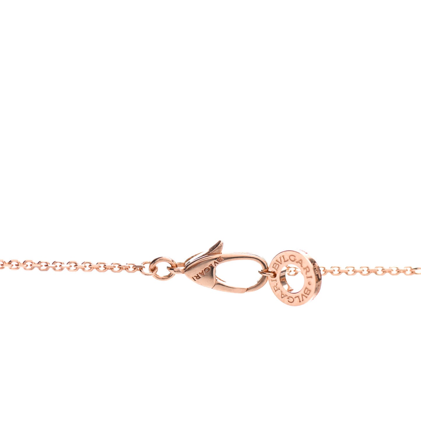 18K Rose Gold Diamond Mother of Pearl Small Divas' Dream Pendant Necklace