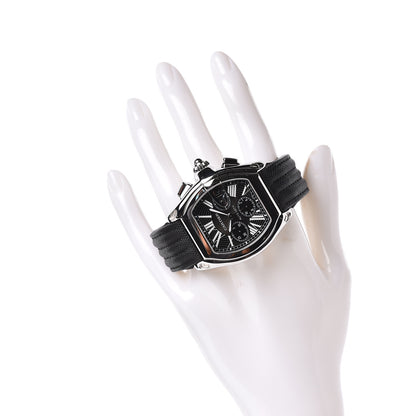 Cartier Stainless Steel Nylon 42mm Roadster Chronograph Automatic Watch Black 2 of 6