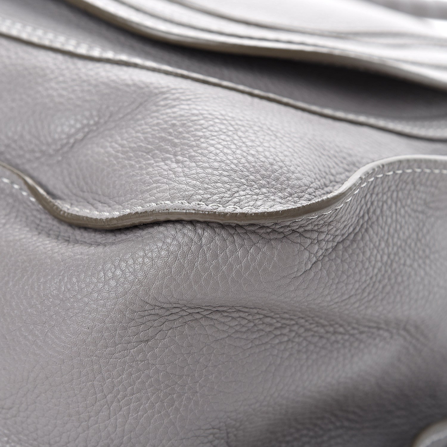 Chloe Calfskin Large Marcie Satchel Cashmere Grey 10 of 16
