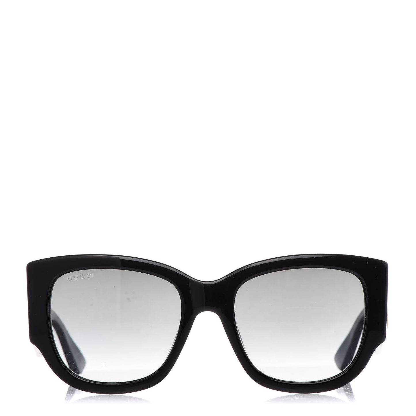 Acetate Web Oversized Frame Rectangle Sunglasses GG0276S Black