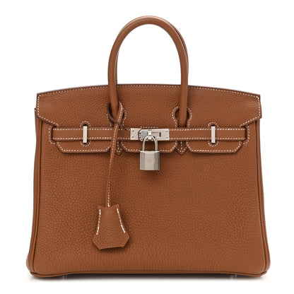 Hermes Togo Birkin 25 Gold 1 of 10