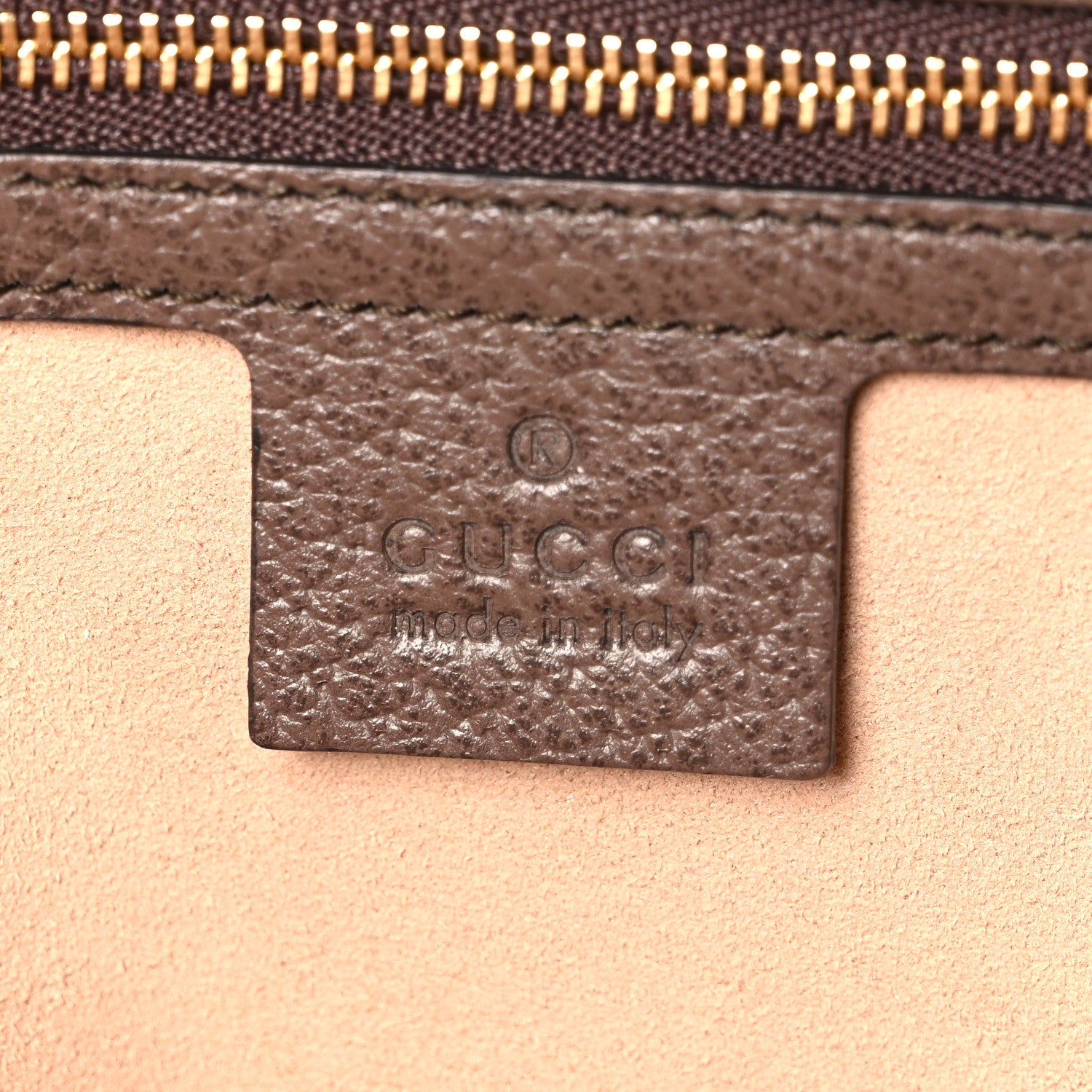 Gucci GG Supreme Monogram Textured Calfskin Web Medium Ophidia Shopping Tote Beige Ebony New Acero 6 of 12