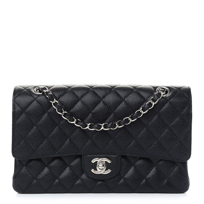 Chanel Caviar Quilted Medium Double Flap Black 1 of 8