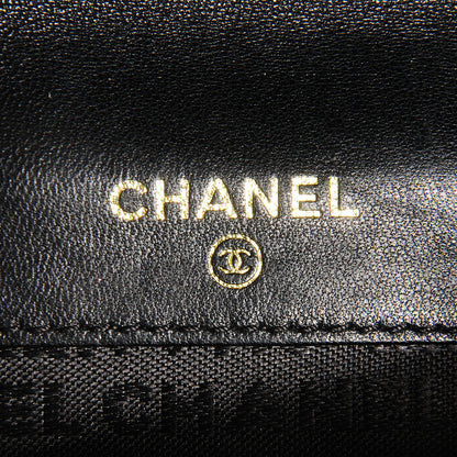 Chanel Lambskin Precious Symbols French Wallet Black 7 of 8