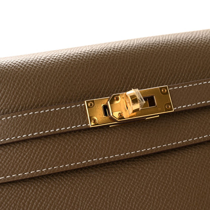 Hermes Epsom Kelly Longue Wallet Etoupe 7 of 8