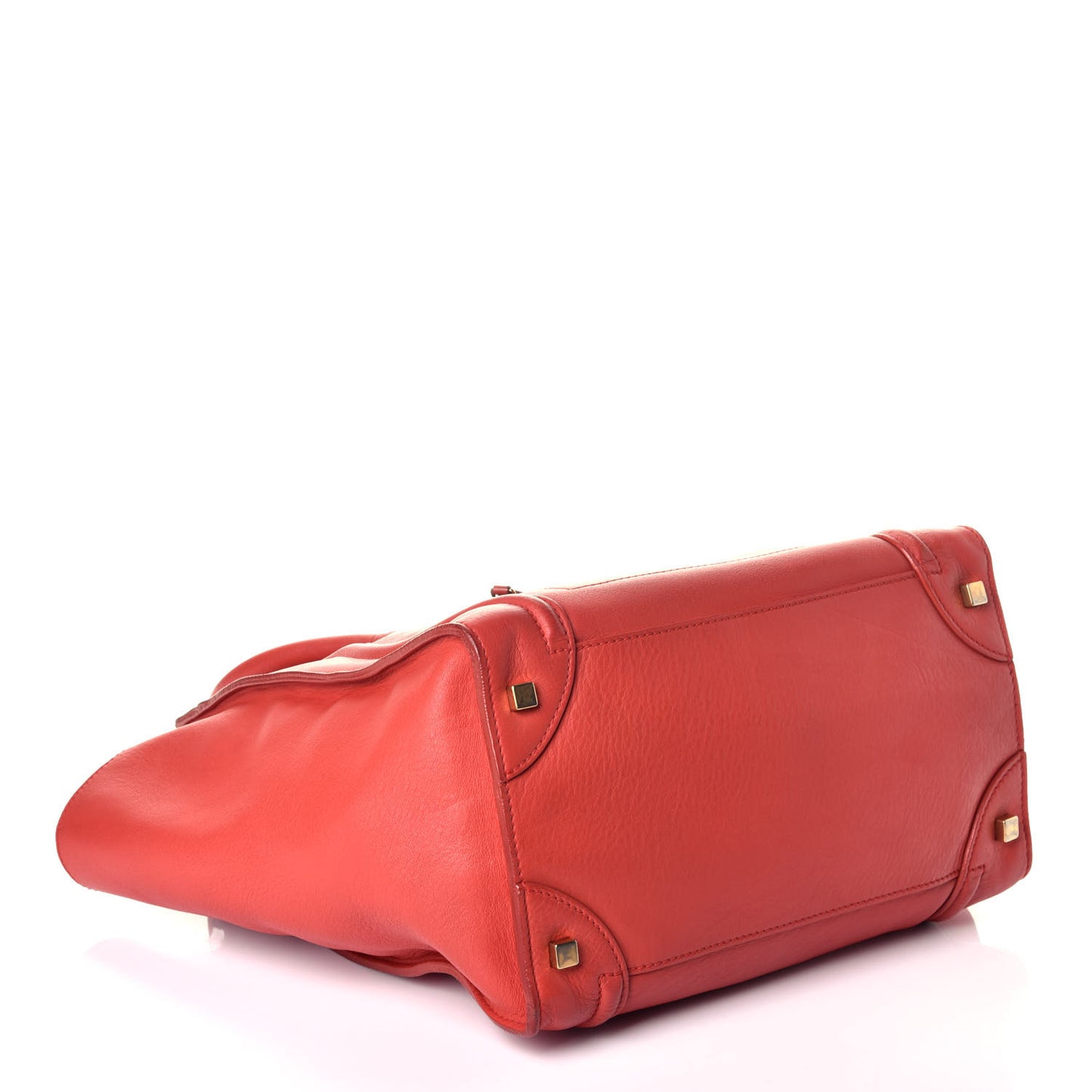 Calfskin Mini Luggage Red
