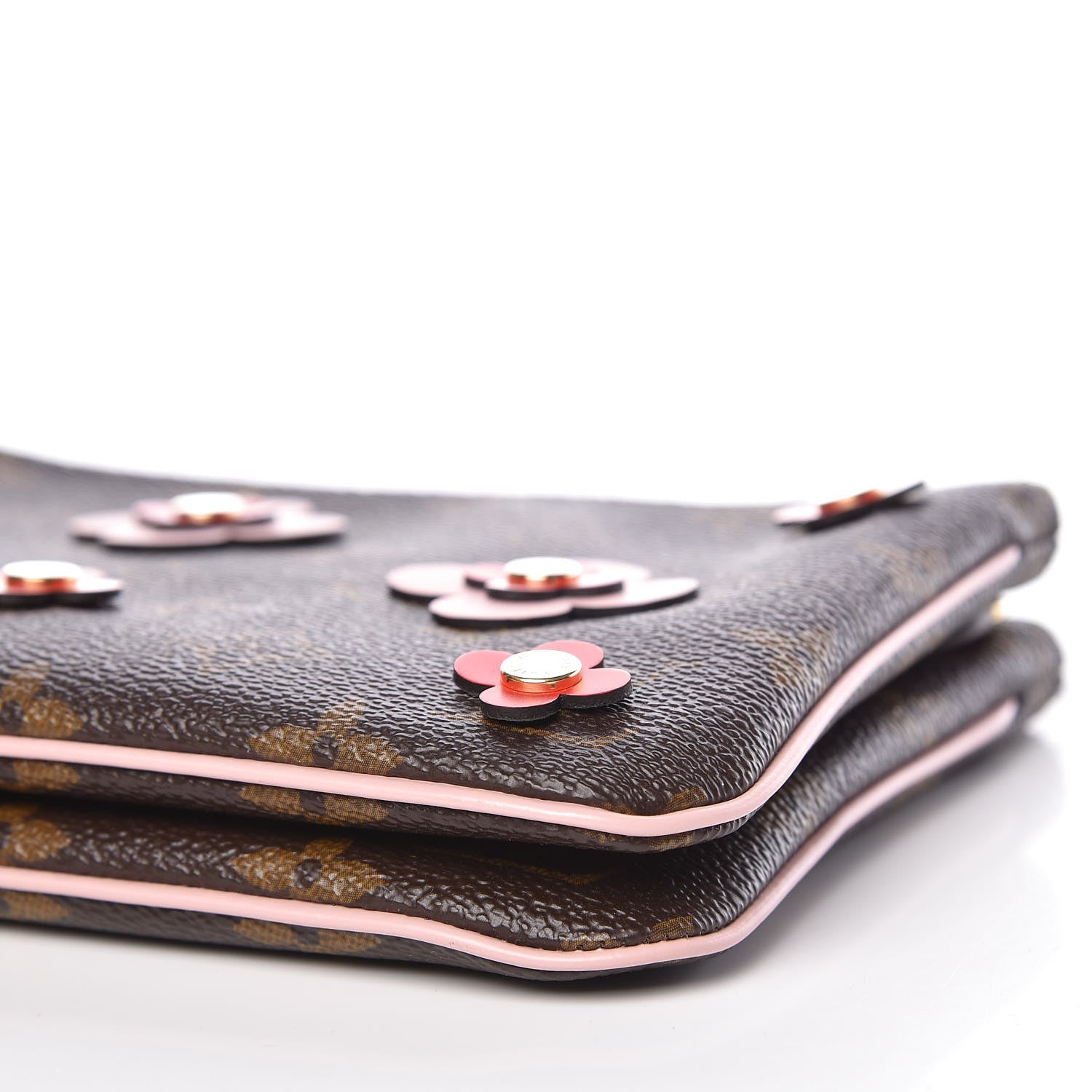 Louis Vuitton Monogram Blooming Flowers Double Zip Pochette 11 of 11