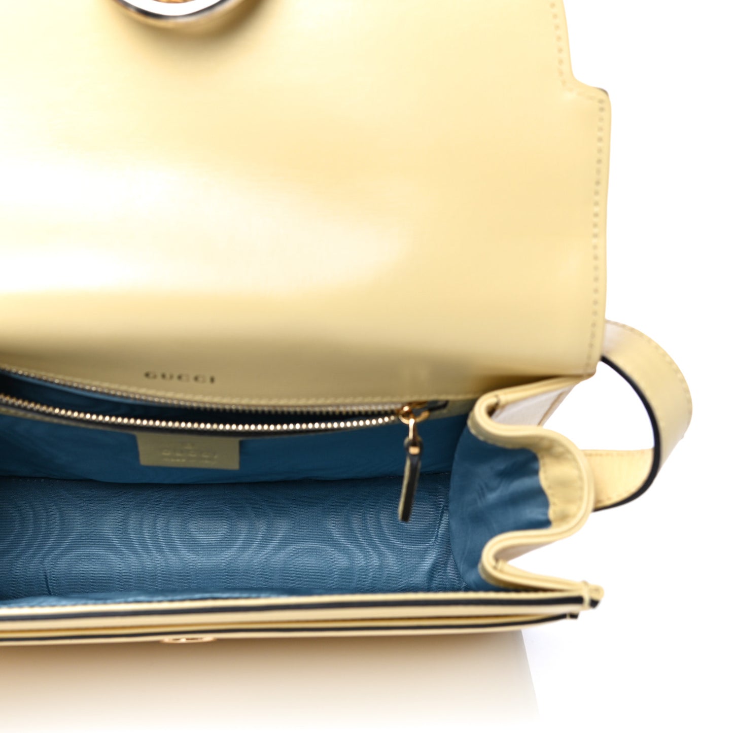 Textured Calfskin Small Torchon GG Ring Shoulder Bag Butter