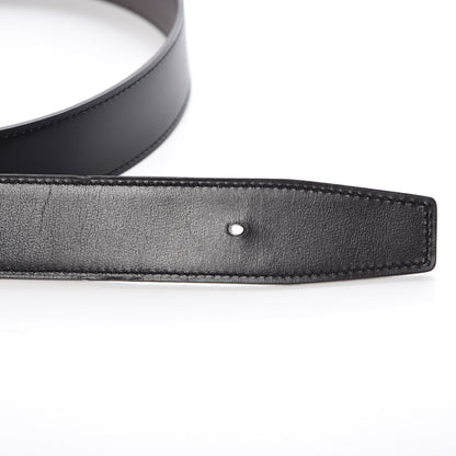 Hermes Box Togo 32mm Belt Strap 85 Black Etain 4 of 10