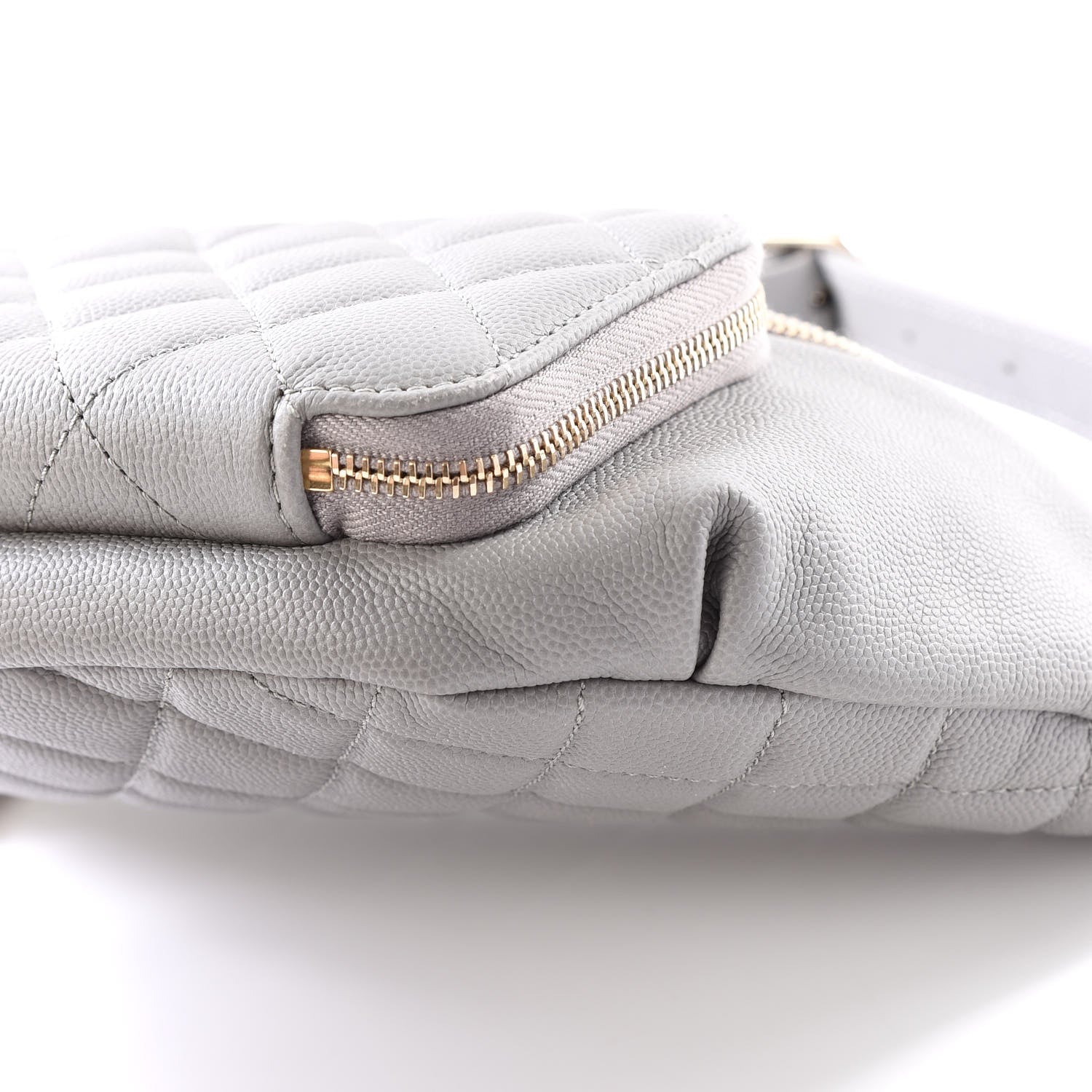 Chanel Caviar Quilted Business Affinity Waist Bag Grey 7 of 11
