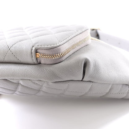 Chanel Caviar Quilted Business Affinity Waist Bag Grey 7 of 11