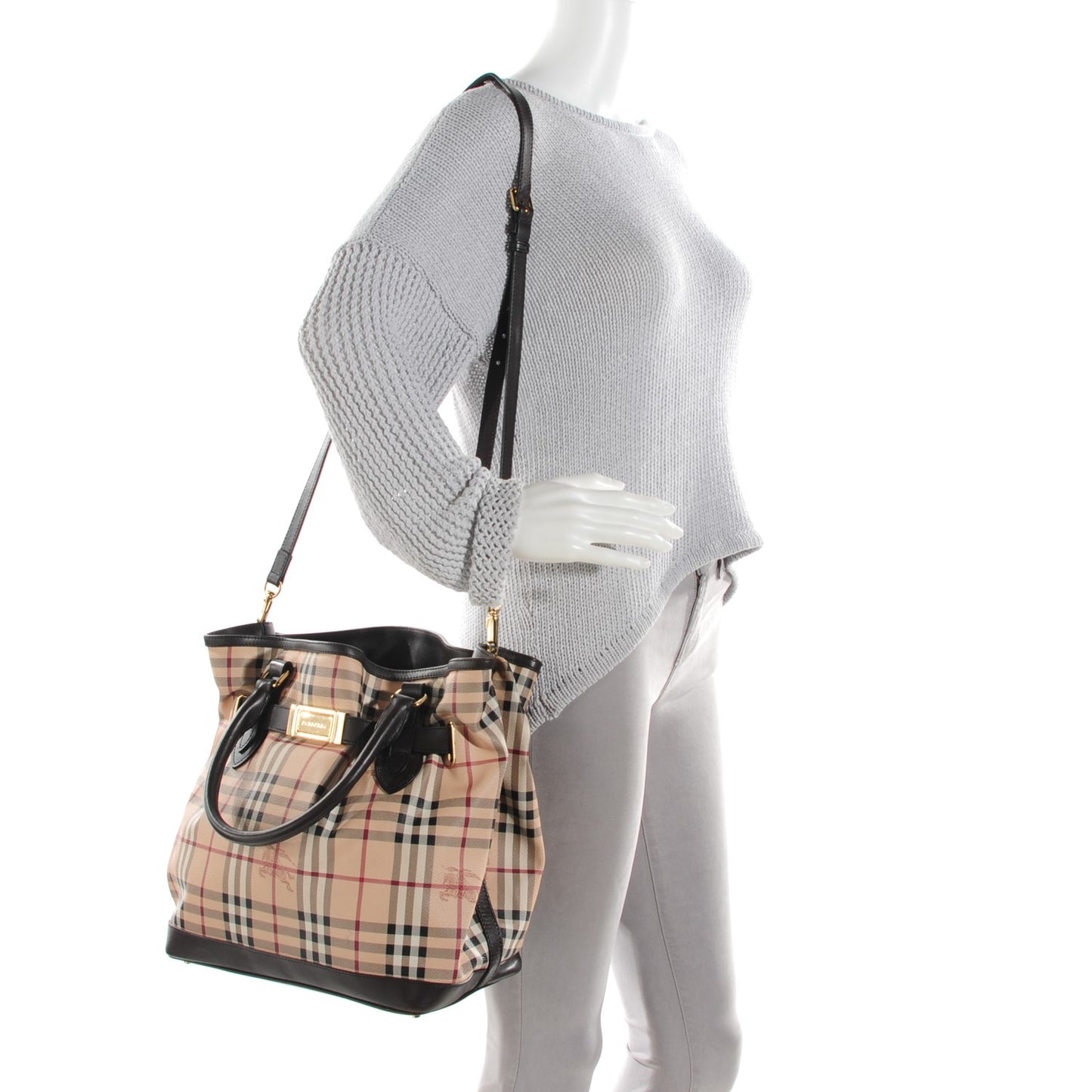 Haymarket Check Medium Golderton Tote