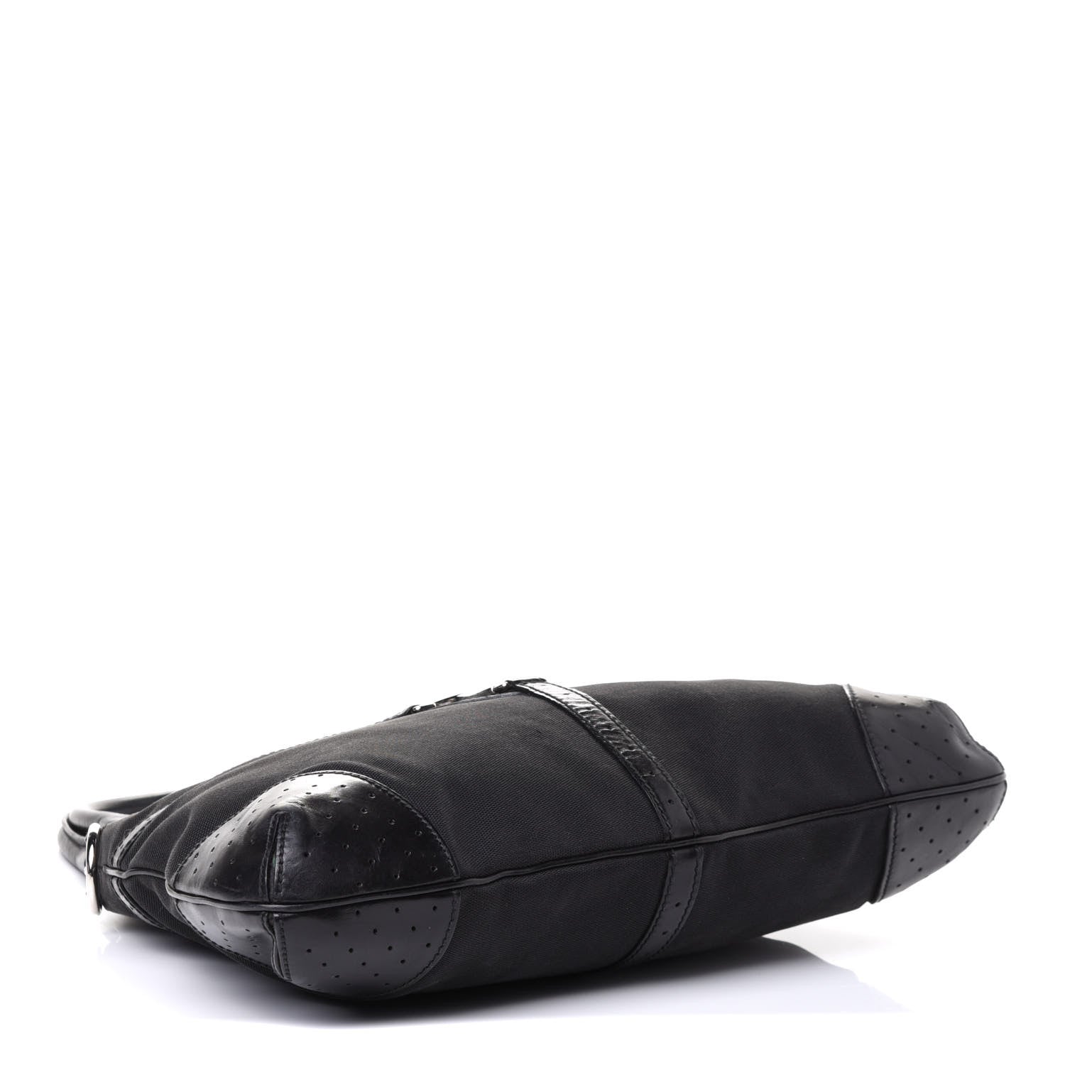Gucci Canvas Reins Hobo Black 3 of 8