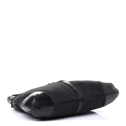 Gucci Canvas Reins Hobo Black 3 of 8