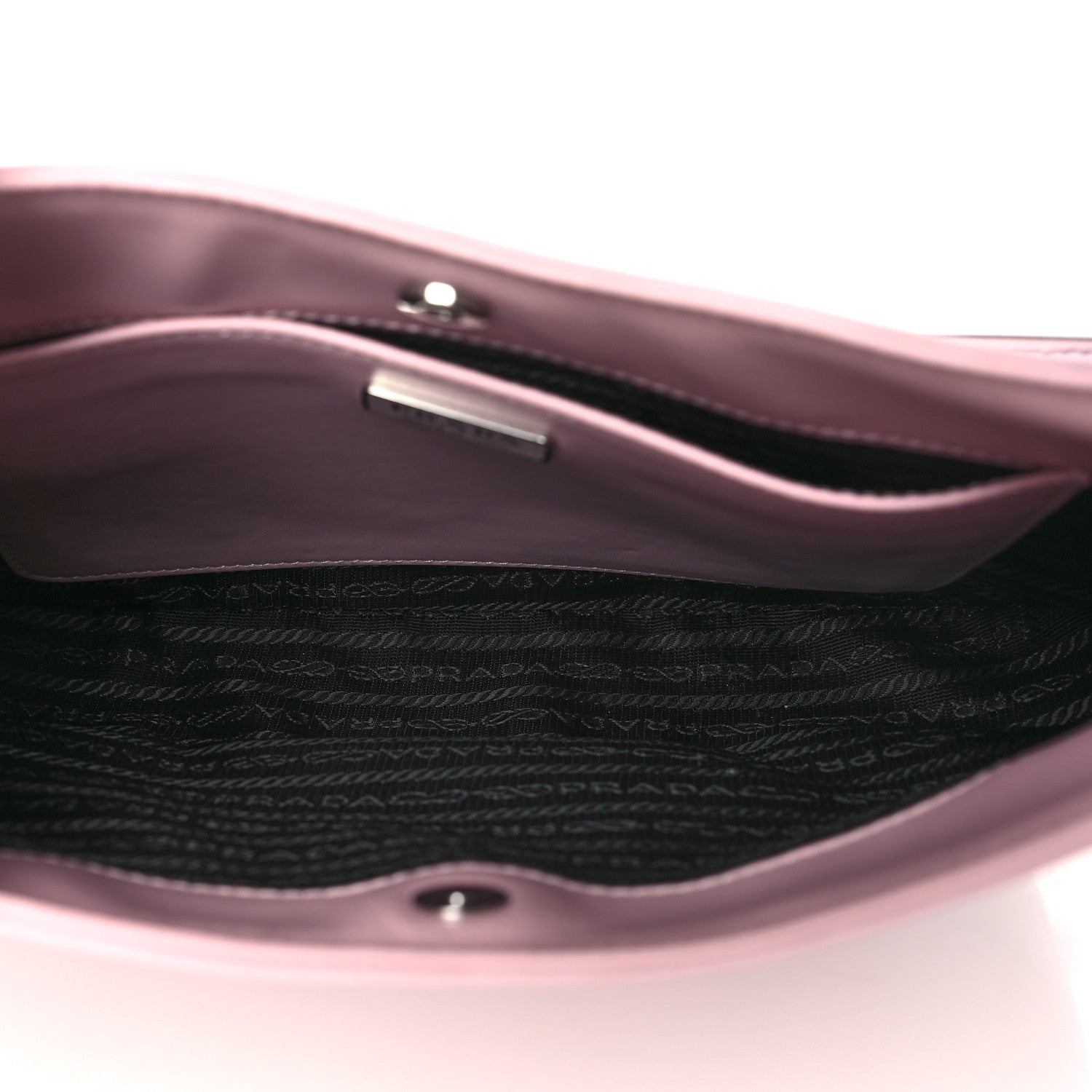 Prada Spazzolato Cleo Shoulder Bag Gradient Alabastro 6 of 12