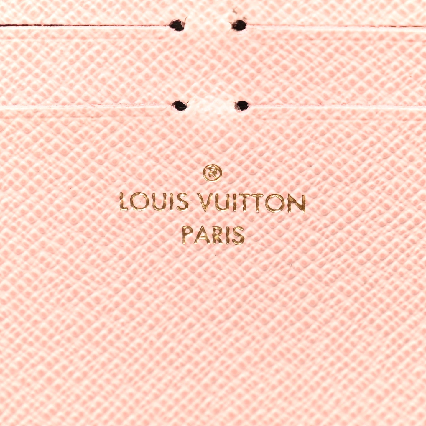 Damier Ebene Clemence Wallet Rose Ballerine