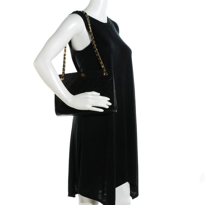 Chanel Lambskin Quilted Shoulder Bag Black 2 of 8