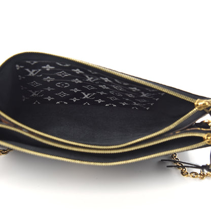 Louis Vuitton Monogram Giant Jungle Pochette Double Zip Black 5 of 10