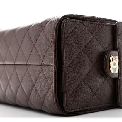 Chanel Caviar Quilted Small Chanel 25 Handbag Dark Brown 9 of 10