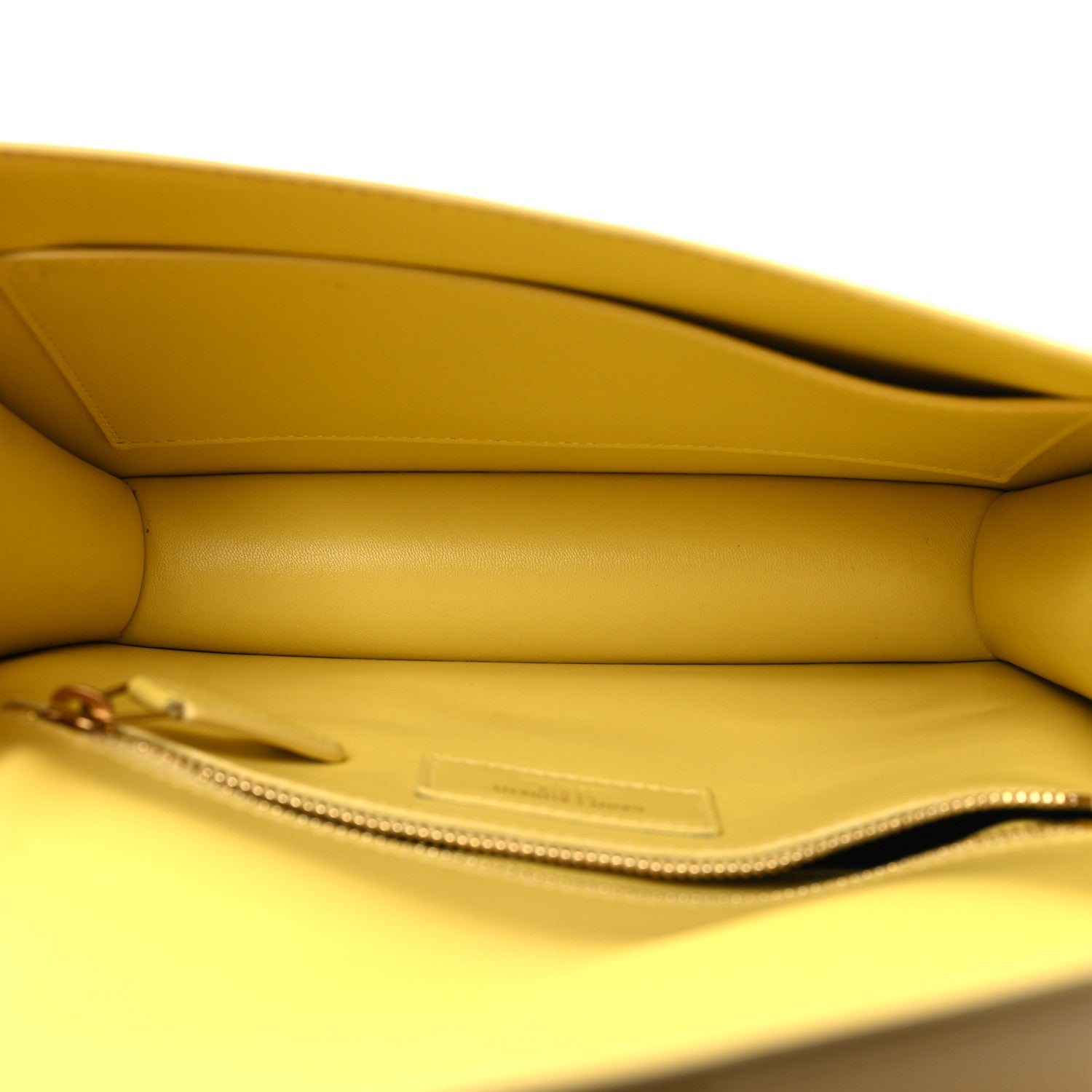 Saint Laurent Smooth Calfskin Carre Satchel Paille 5 of 11