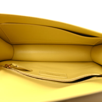 Saint Laurent Smooth Calfskin Carre Satchel Paille 5 of 11