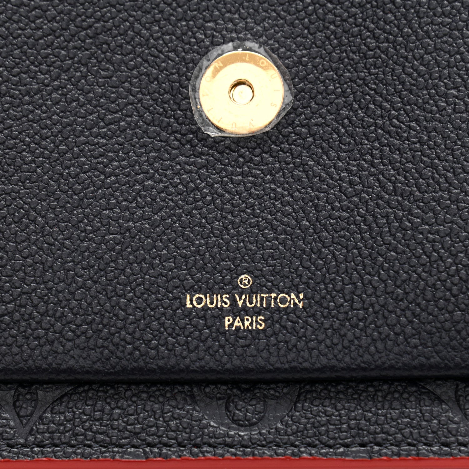 Louis Vuitton Empreinte Vavin Chain Wallet Marine Rouge 6 of 10