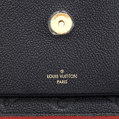 Louis Vuitton Empreinte Vavin Chain Wallet Marine Rouge 6 of 10