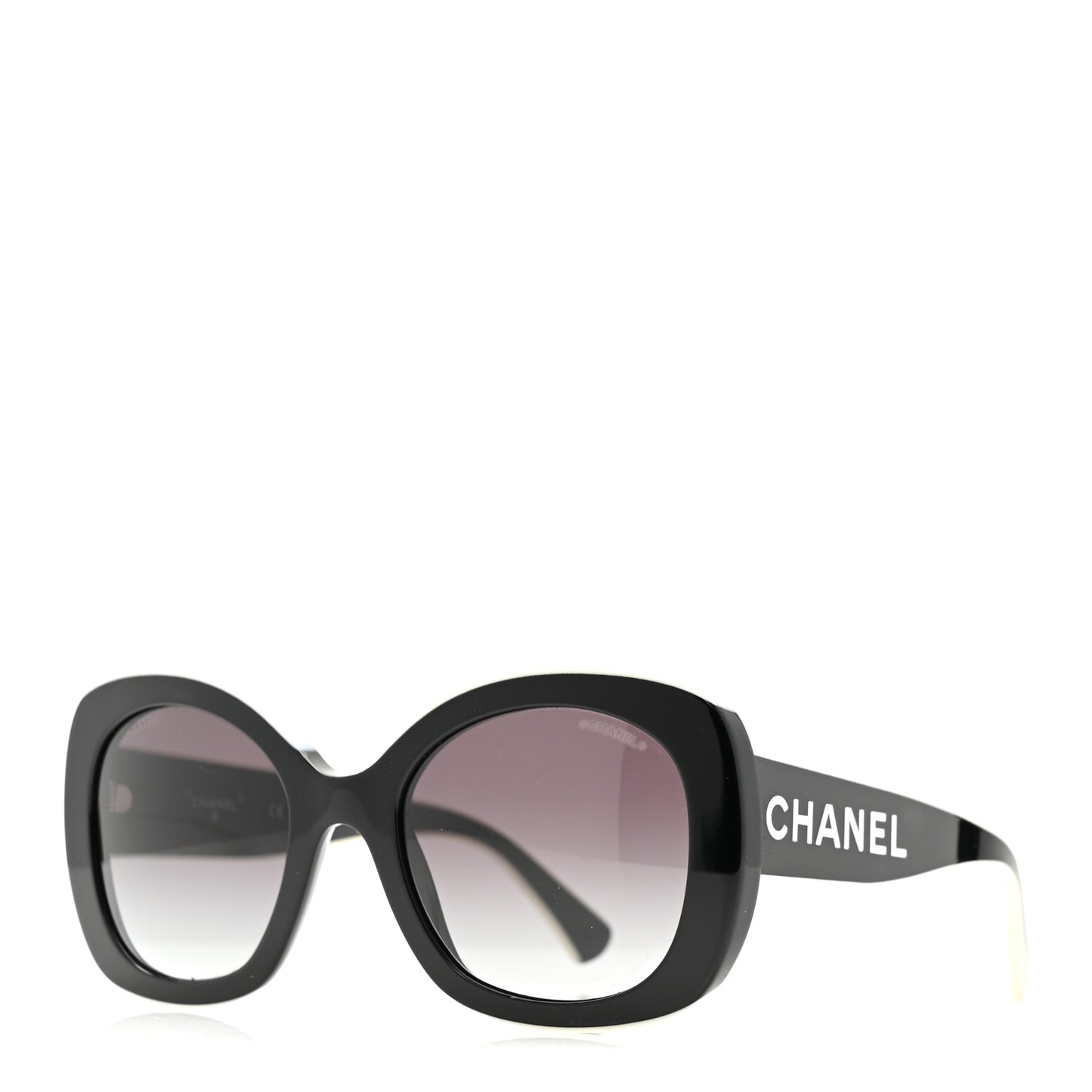 Acetate Sunglasses 71414 Black White