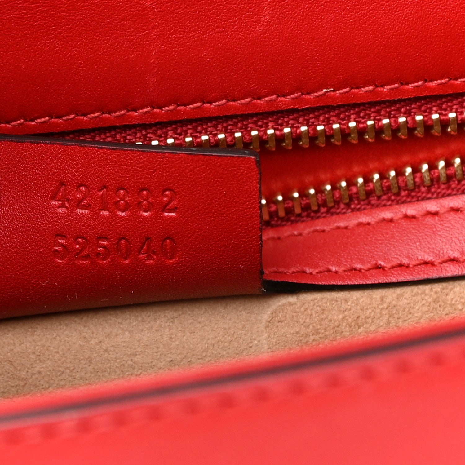 Gucci Calfskin Sylvie Top Handle Bag Hibiscus Red 7 of 20