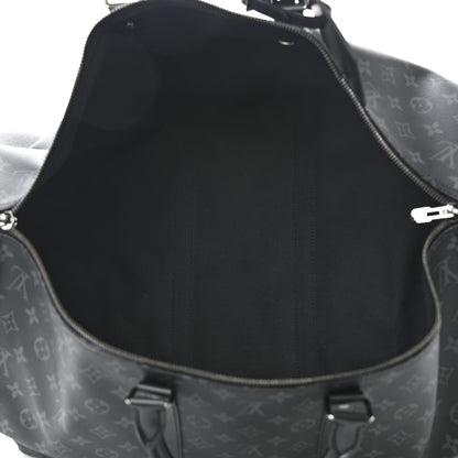 Louis Vuitton Monogram Eclipse Keepall Bandouliere 55 5 of 9
