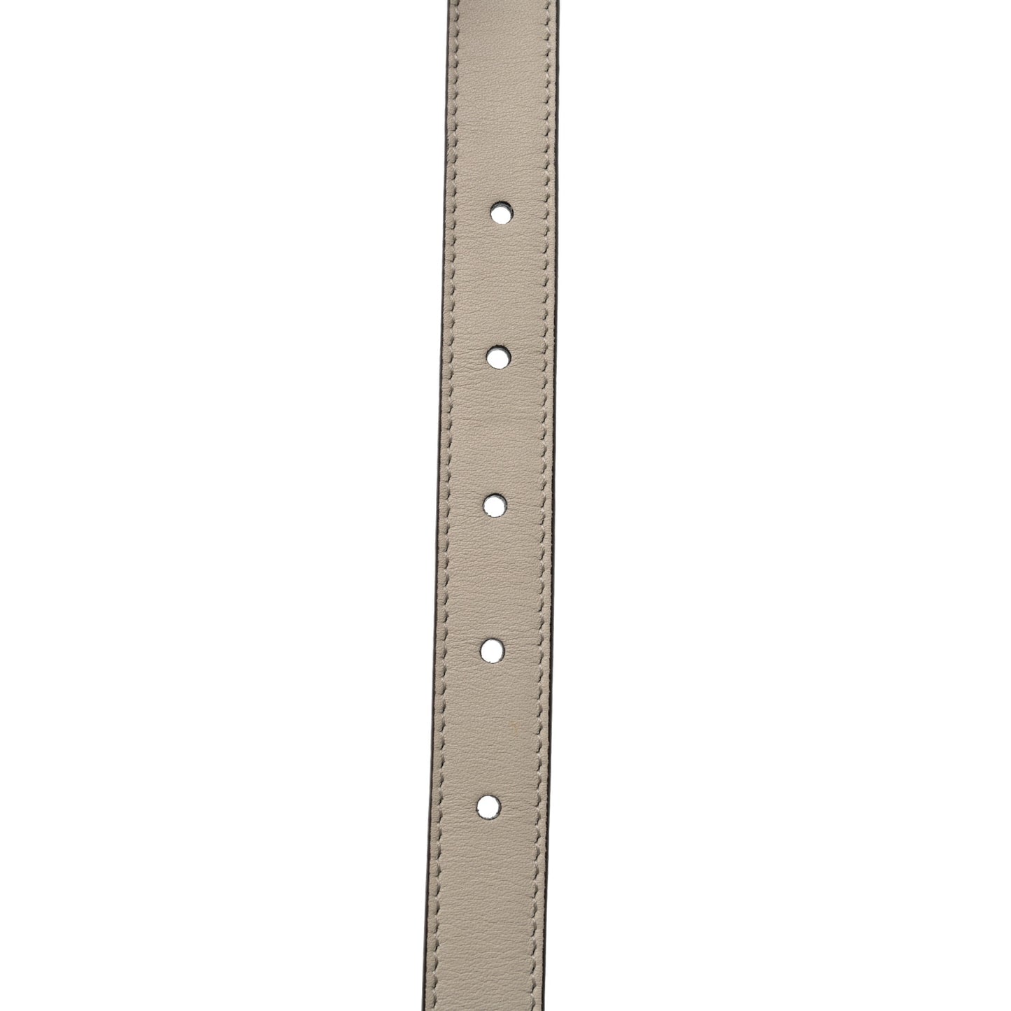 Calfskin Double G 20mm Belt 90 36 Mystic White
